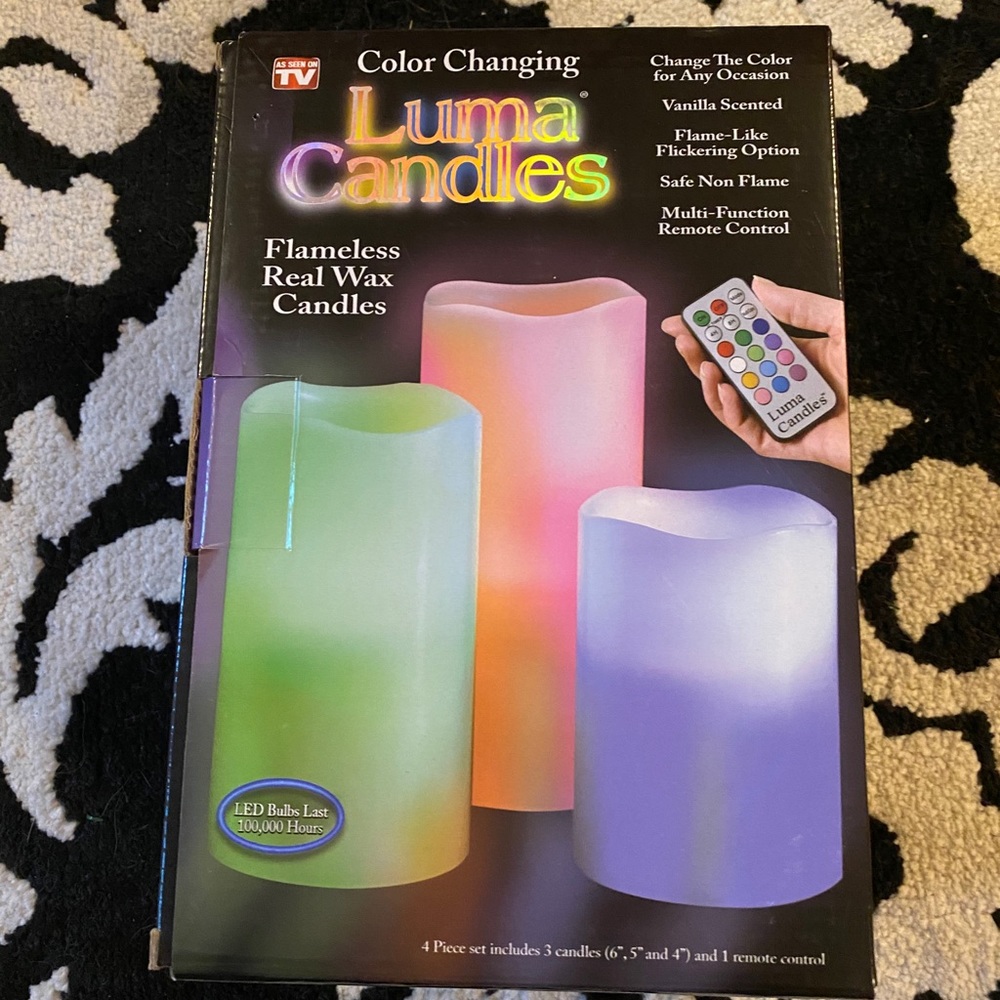 3 LED Candles